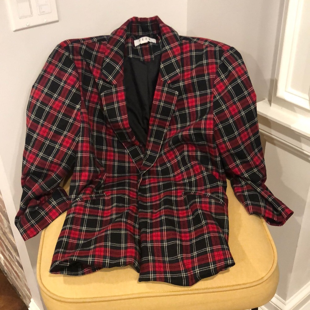 Plaid blazer